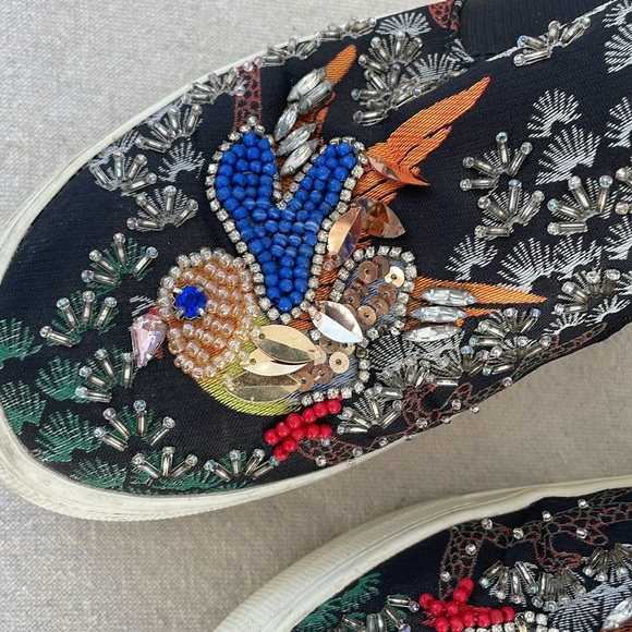 GWEN Beaded Bird Steve Madden Slip-on Sneakers - Picture 6 of 6